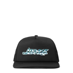 CHROME TRUCKER HAT Black | Bodega