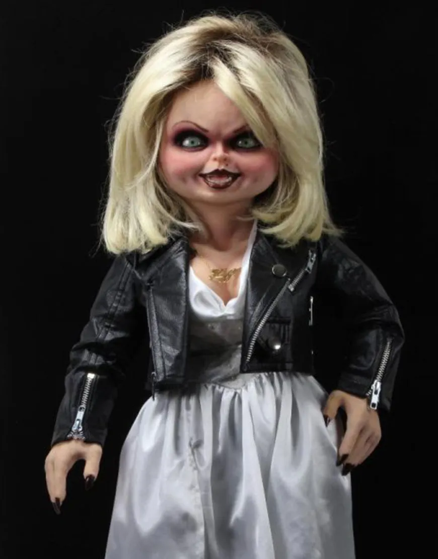 Chuckys 2021 Tiffany Valentine Doll Jacket | Chuckys Black Leather Jacket