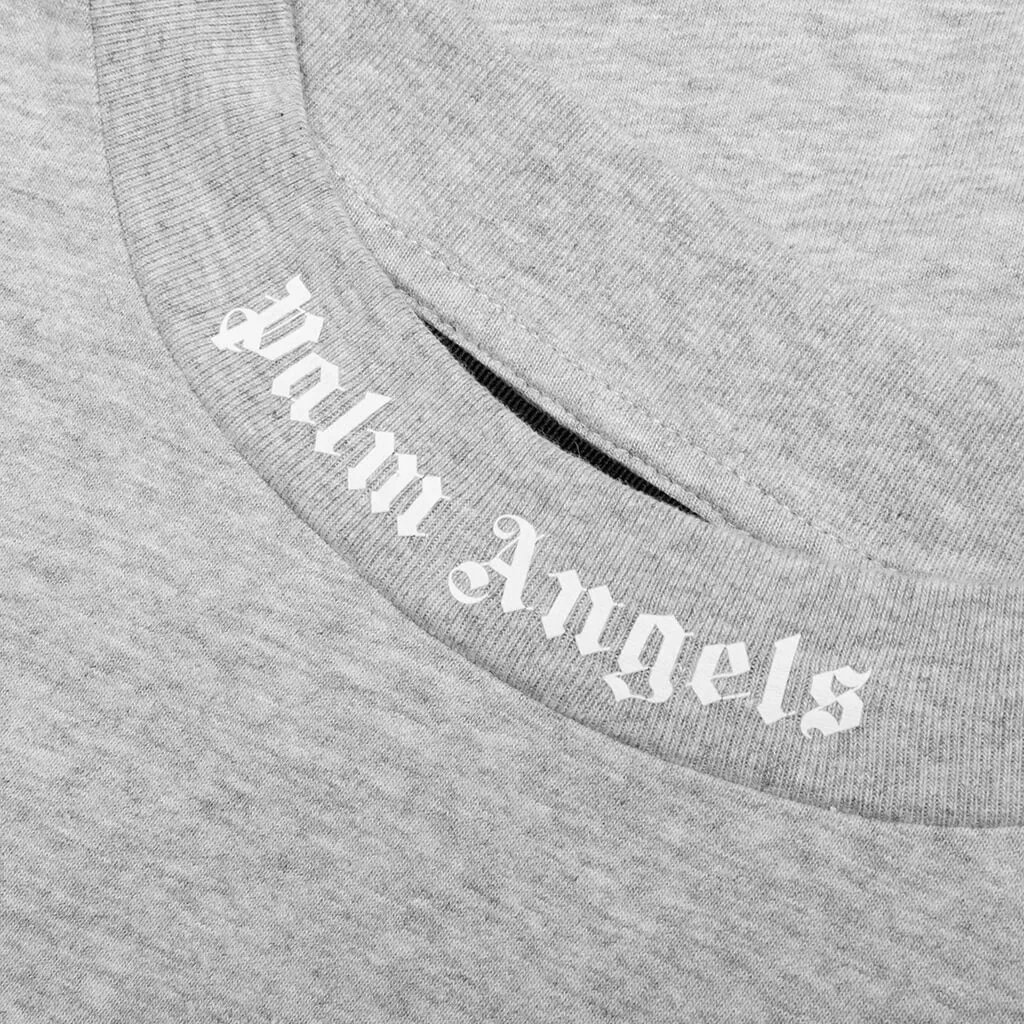 Classic Logo Over Tee - Melange Grey