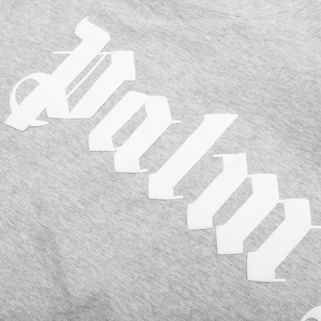 Classic Logo Over Tee - Melange Grey