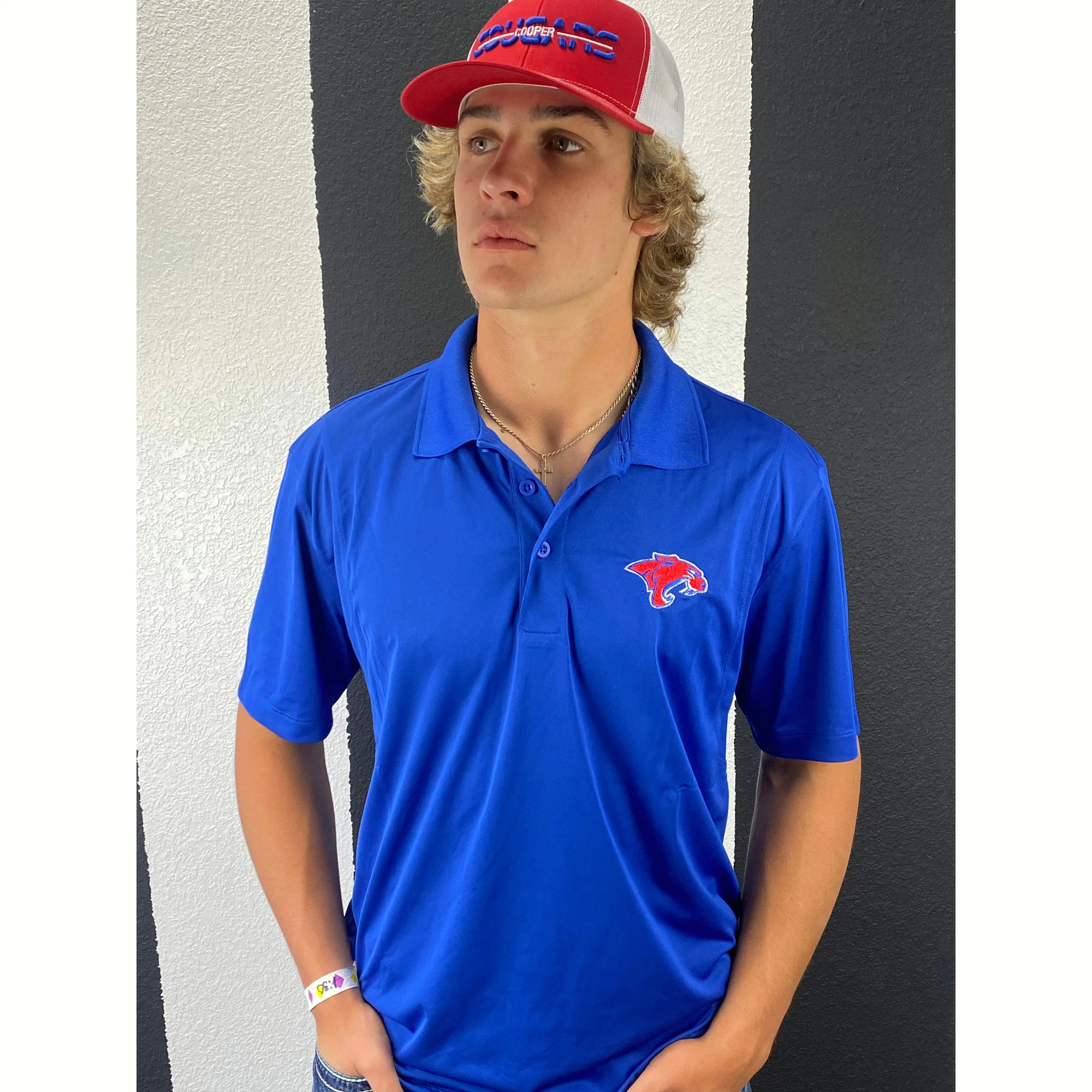 Cooper Cougars - Royal Polo Shirt