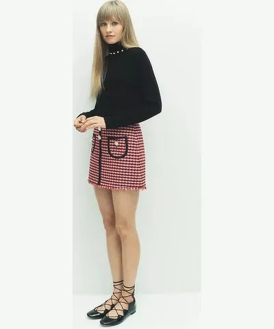 Corey Lynn Calter Tweed Mini Skirt