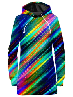 Cosmic Waves Hoodie Dress