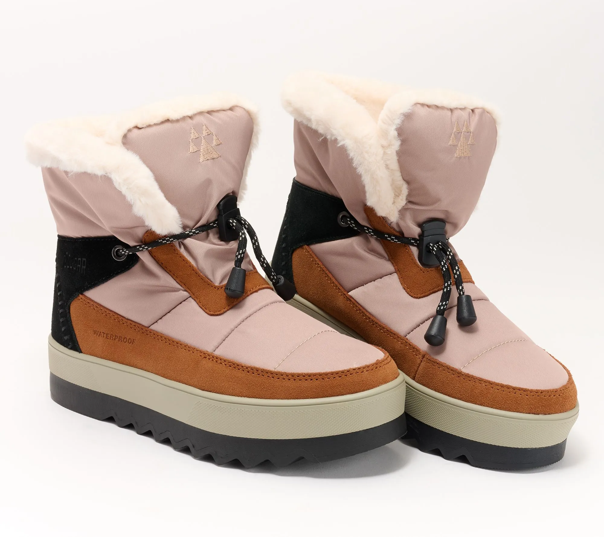 Cougar Waterproof Faux Fur Winter Boots - Vibe