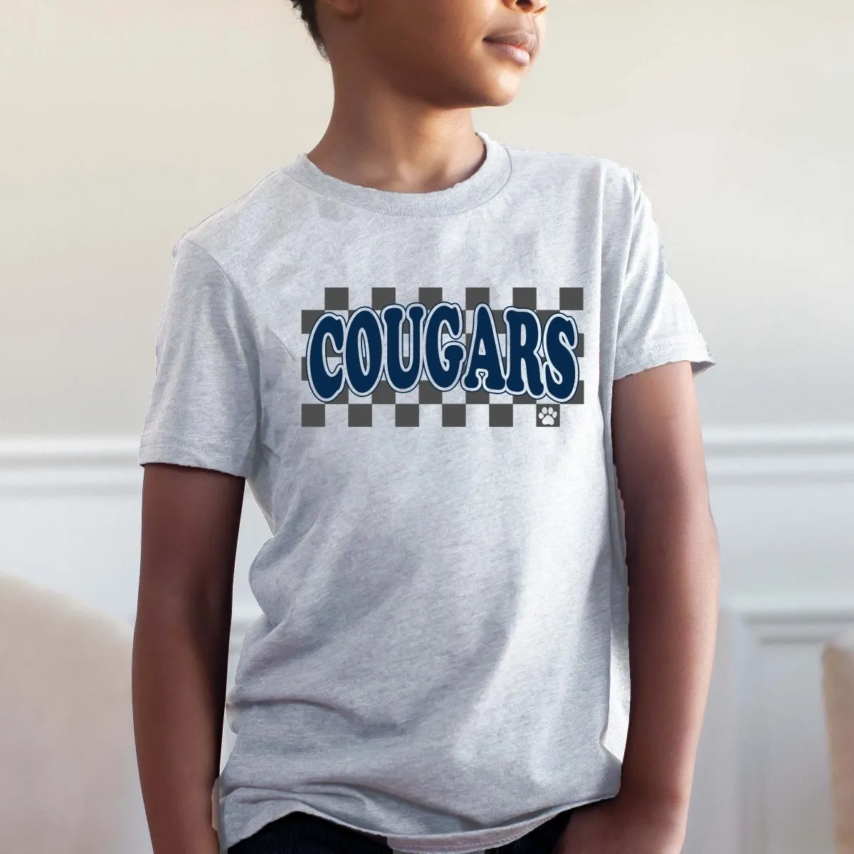 Cougars Checkered- Hunt Club Elementary