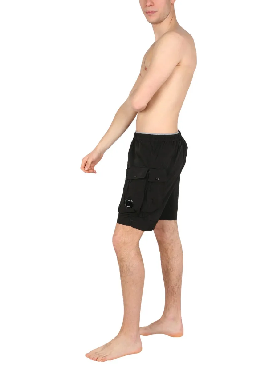 C.P. Company Iconic Lens Swimming Trunks