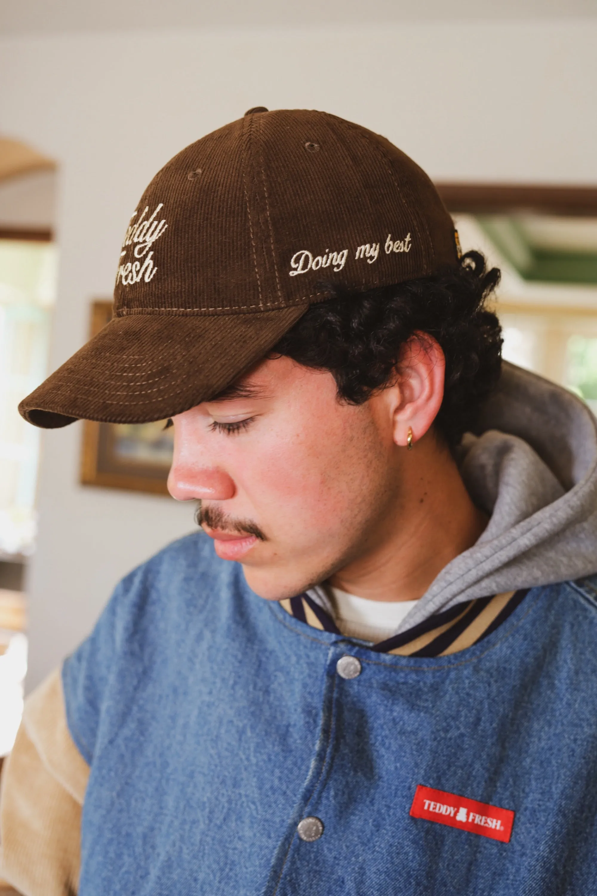 Cursive Corduroy Dad Hat