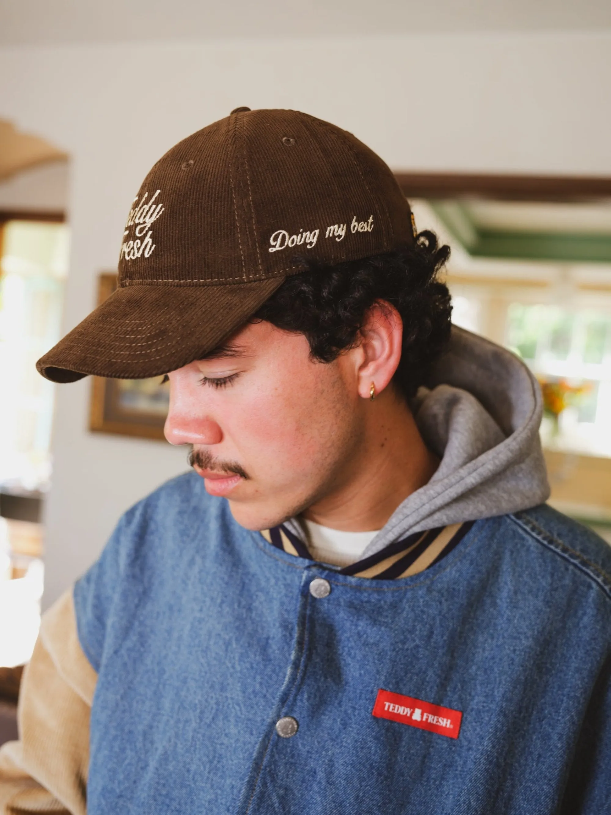 Cursive Corduroy Dad Hat