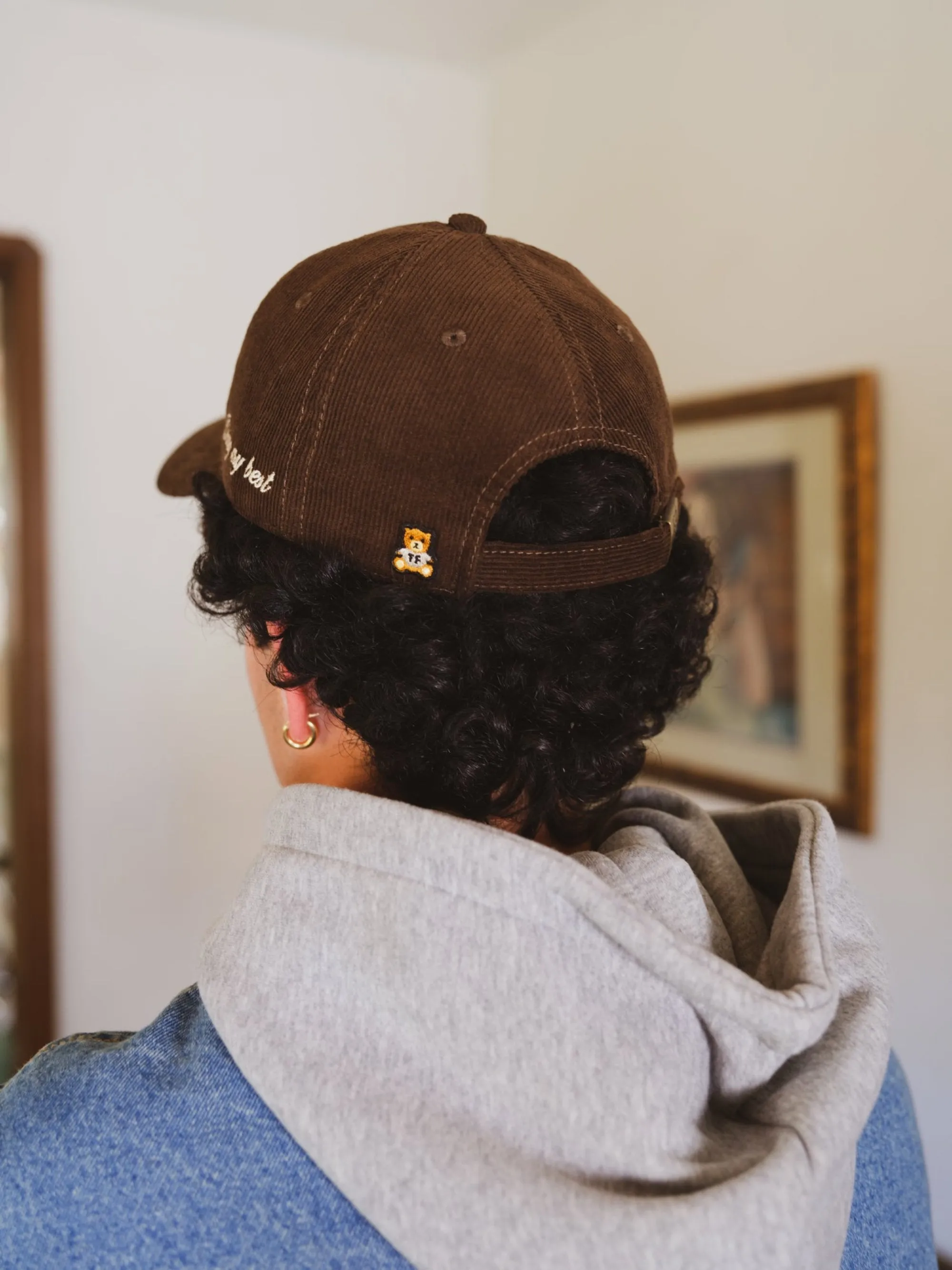 Cursive Corduroy Dad Hat