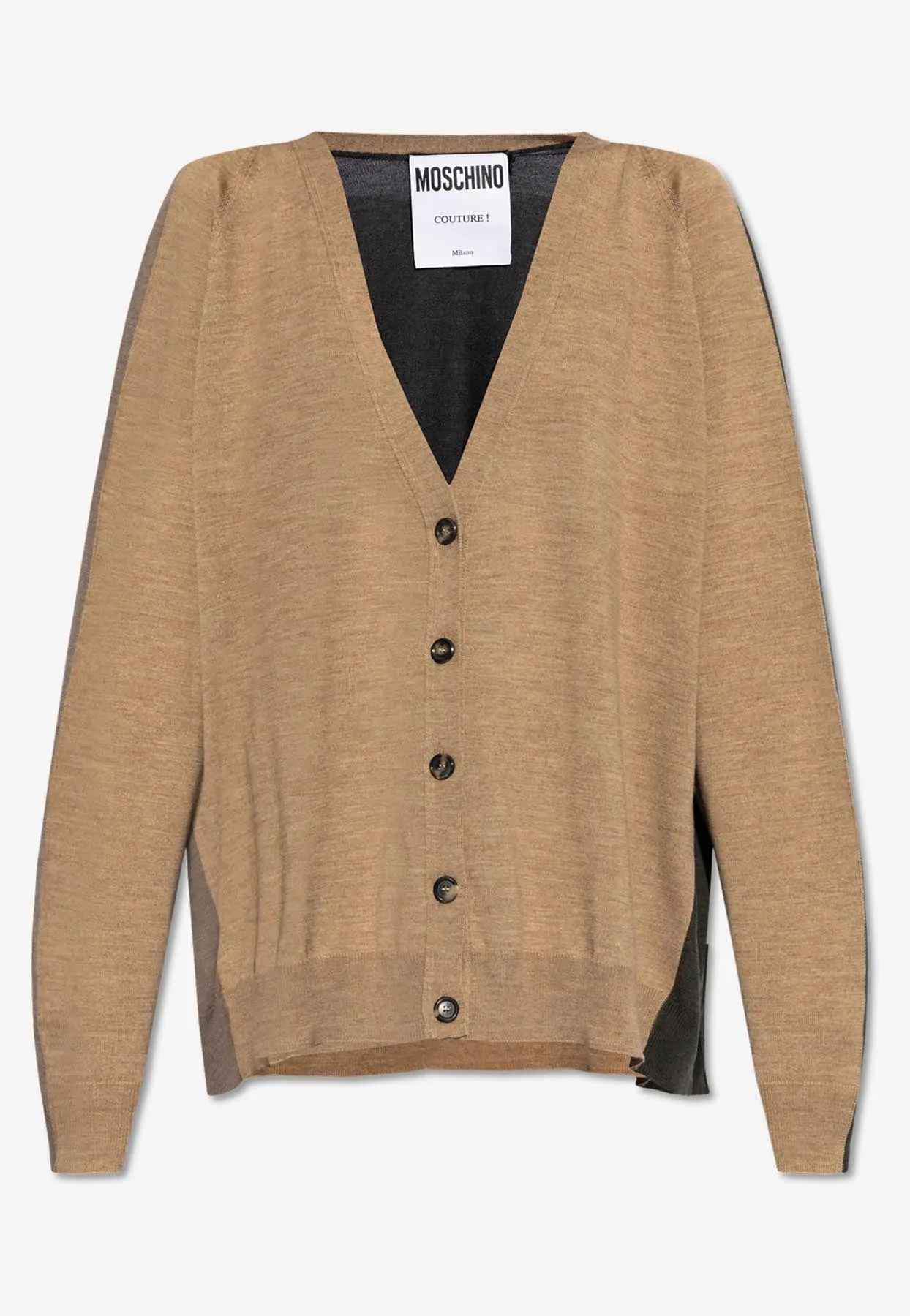 Deconstructed Wool Cardigan