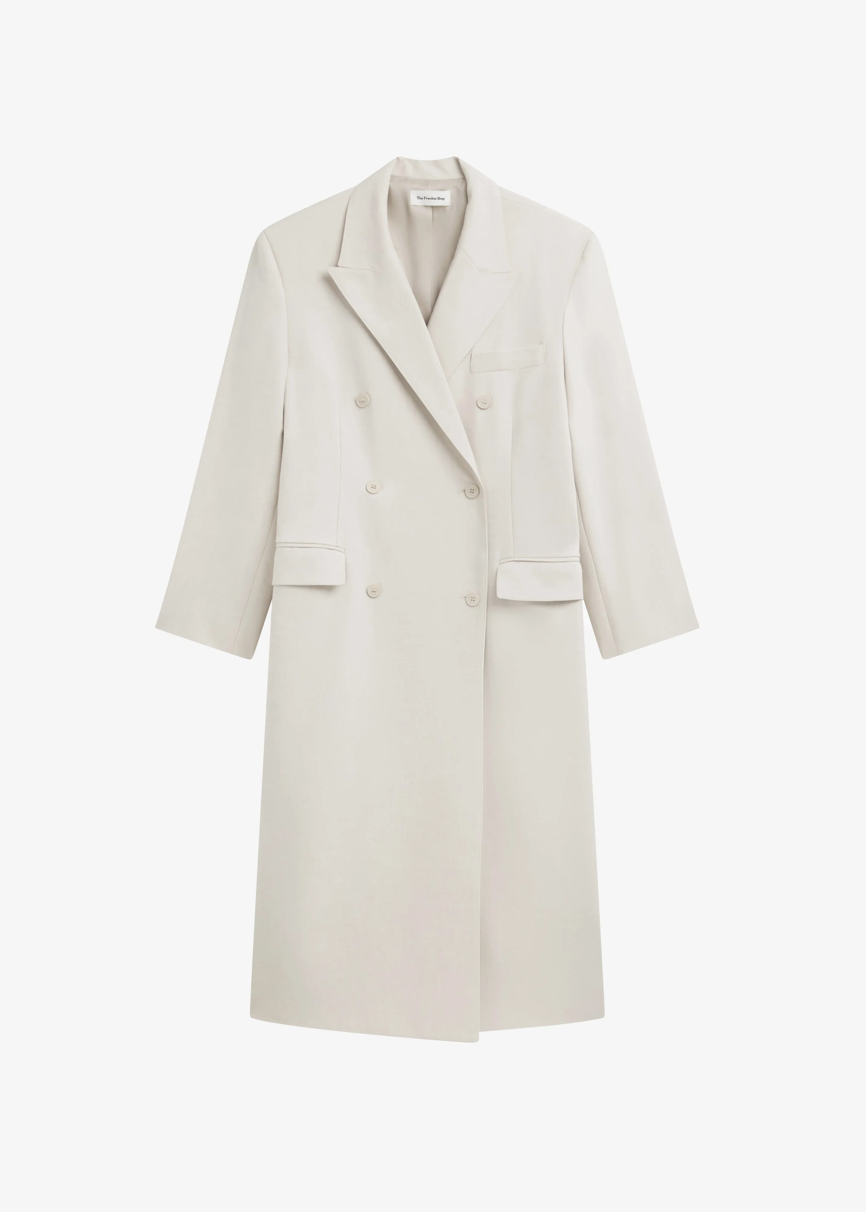 Dex Double Breasted Coat - Beige