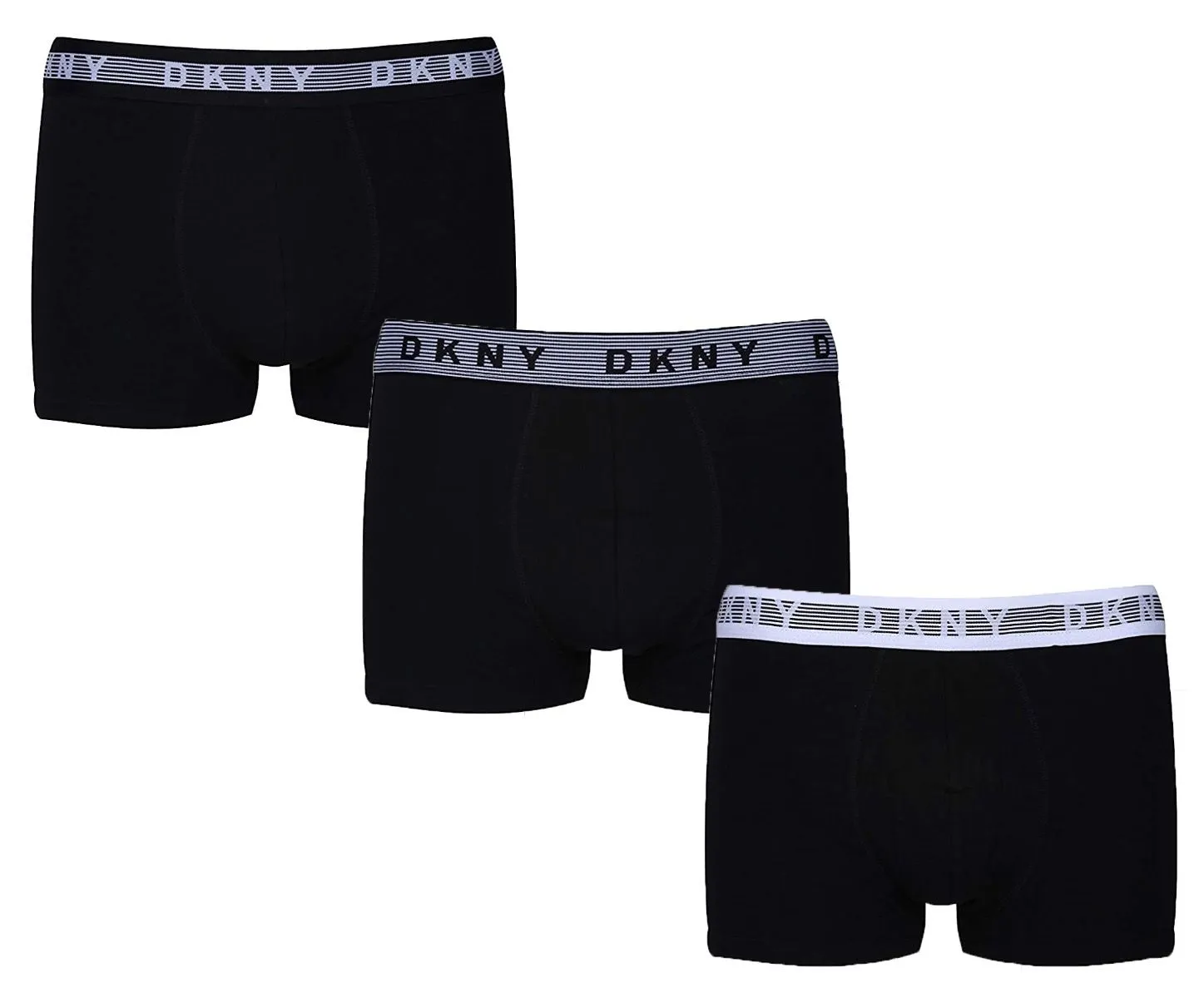 DKNY Los Angeles 3 PACK Trunks Black