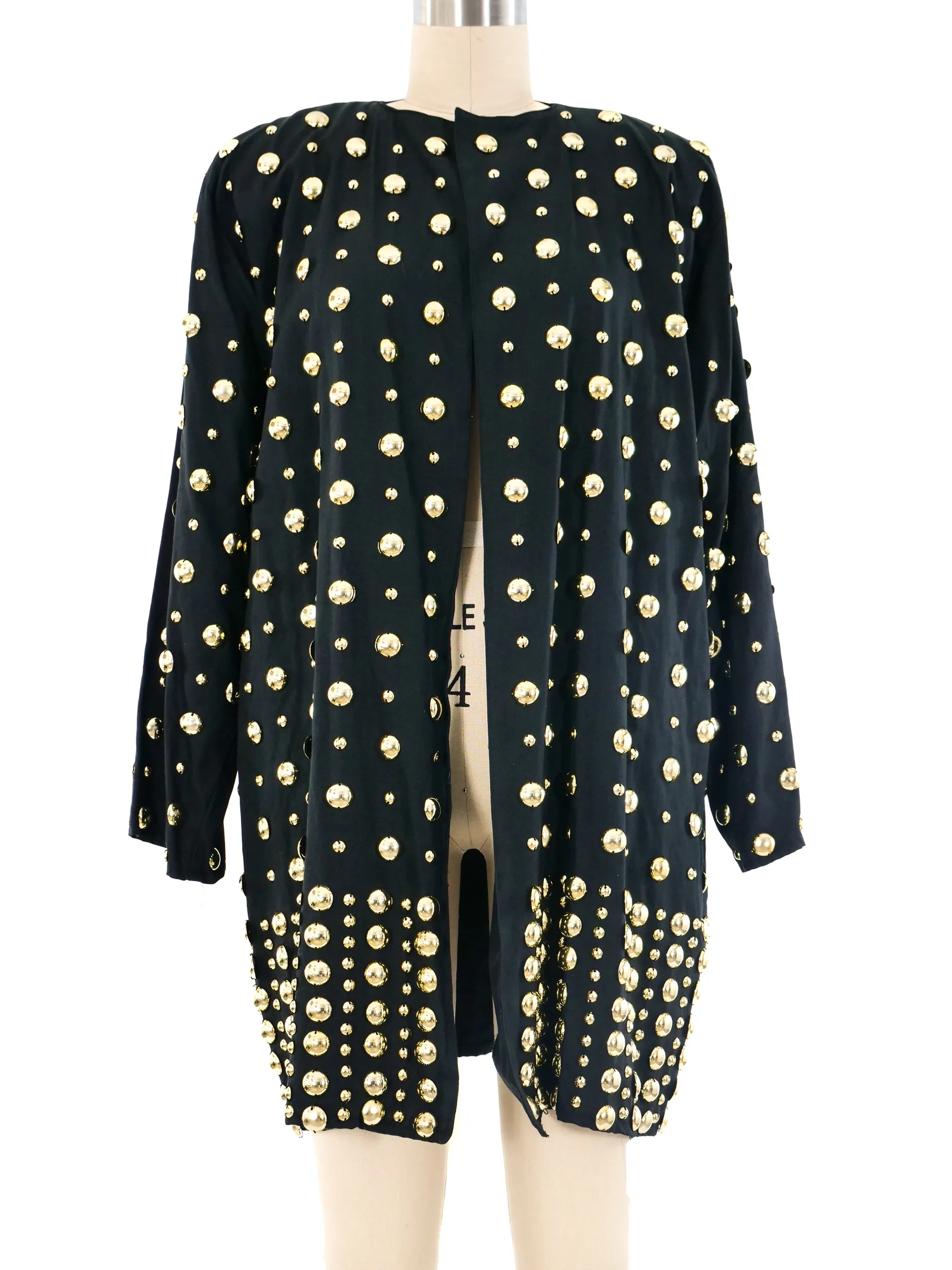 Dome Studded Longline Jacket