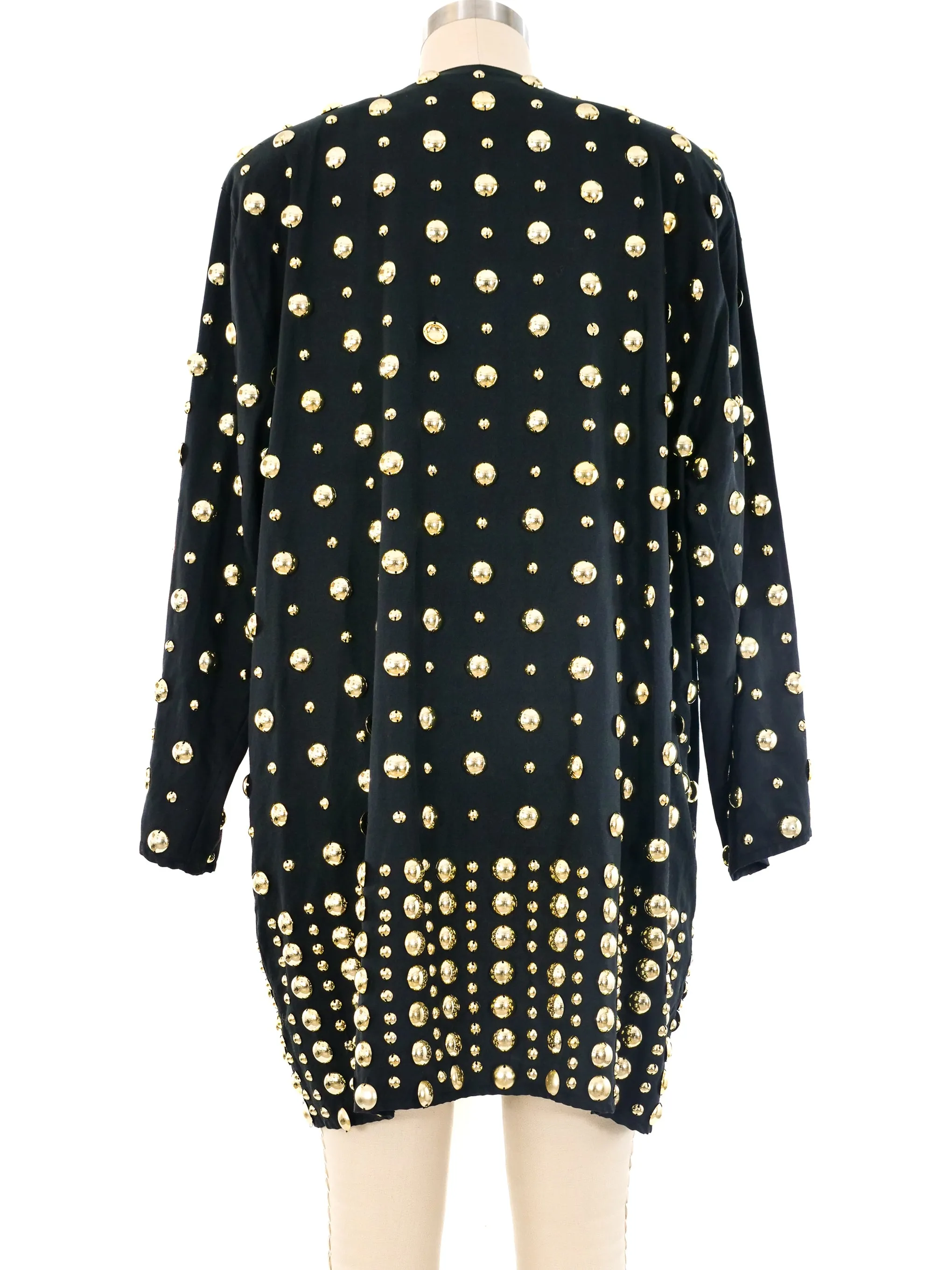 Dome Studded Longline Jacket