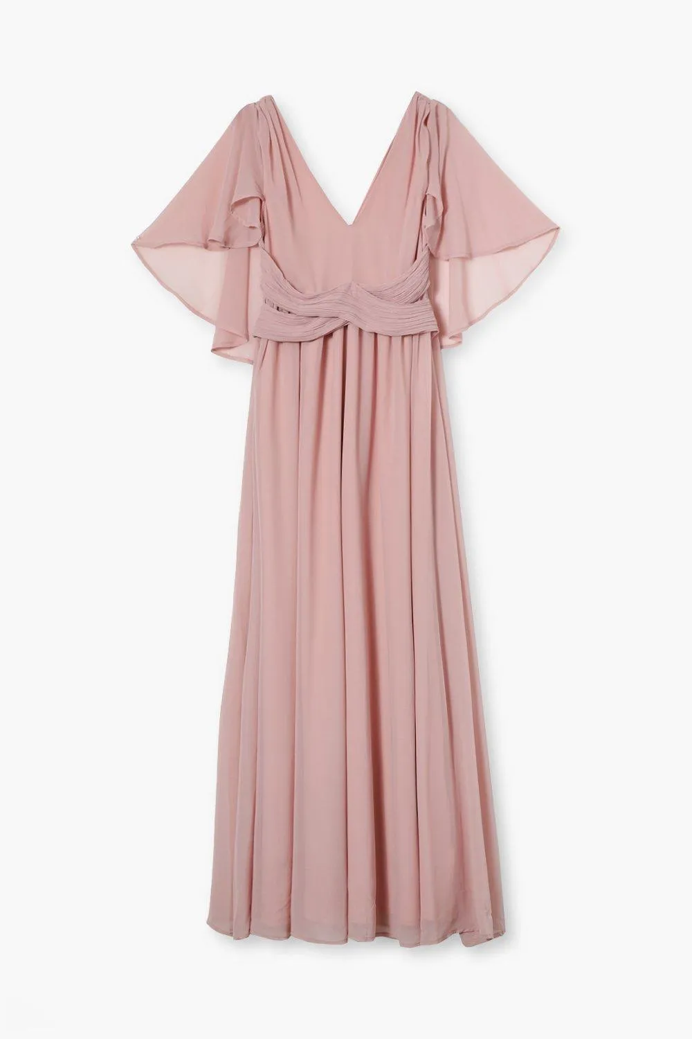 Dresses | Chiffon Bridesmaid Angel Sleeve Wrap Maxi Dress | boohoo