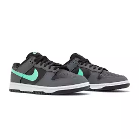 Dunk Low Retro Black Green Glow