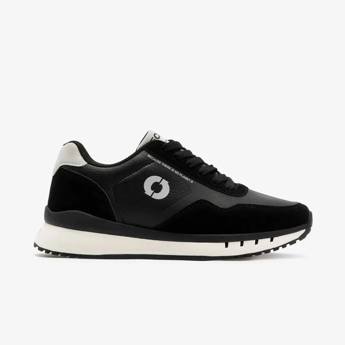 ECOALF | SNEAKERS MUJER | ZAPATILLAS CERVINO NEGRAS | NEGRO