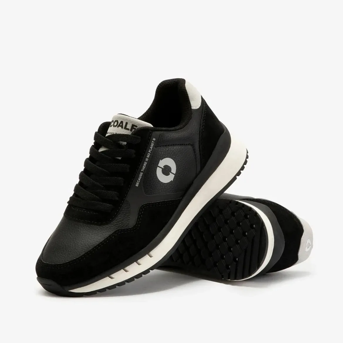 ECOALF | SNEAKERS MUJER | ZAPATILLAS CERVINO NEGRAS | NEGRO