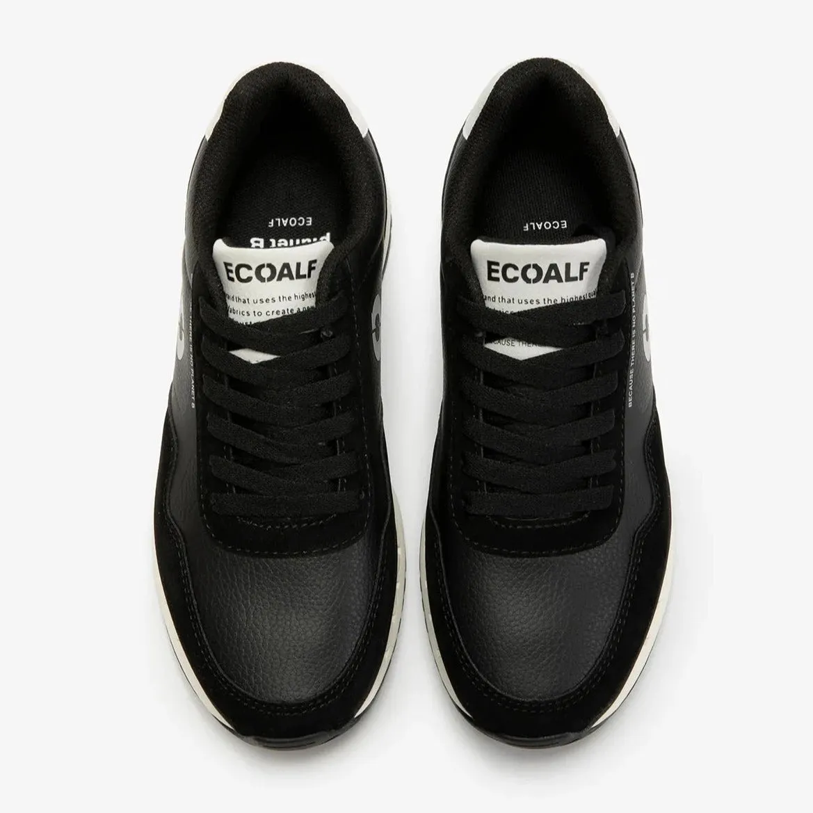 ECOALF | SNEAKERS MUJER | ZAPATILLAS CERVINO NEGRAS | NEGRO