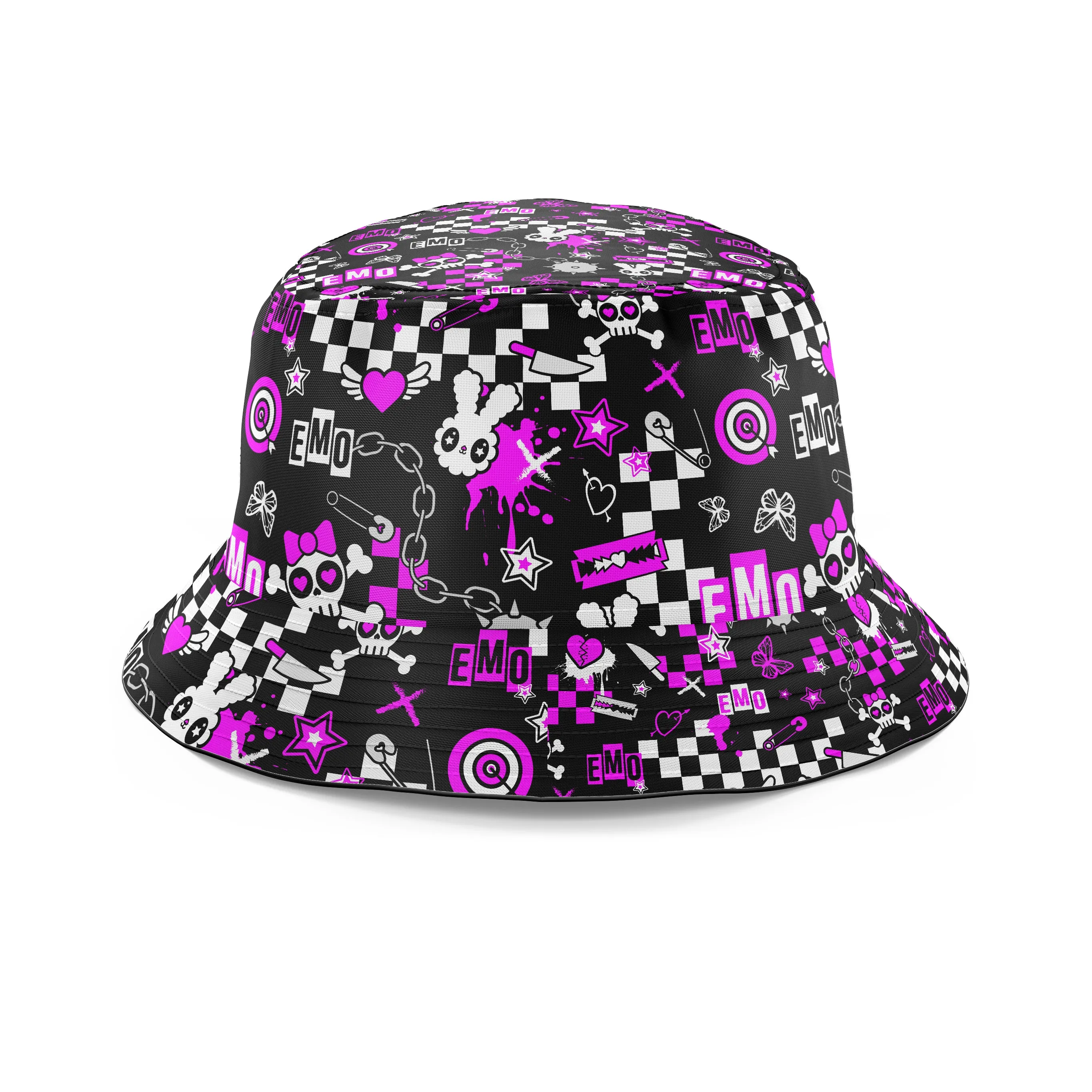 Emo Halloween Bucket Hat