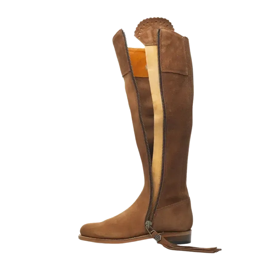 Fairfax & Favor Regina Suede Boots in Tan