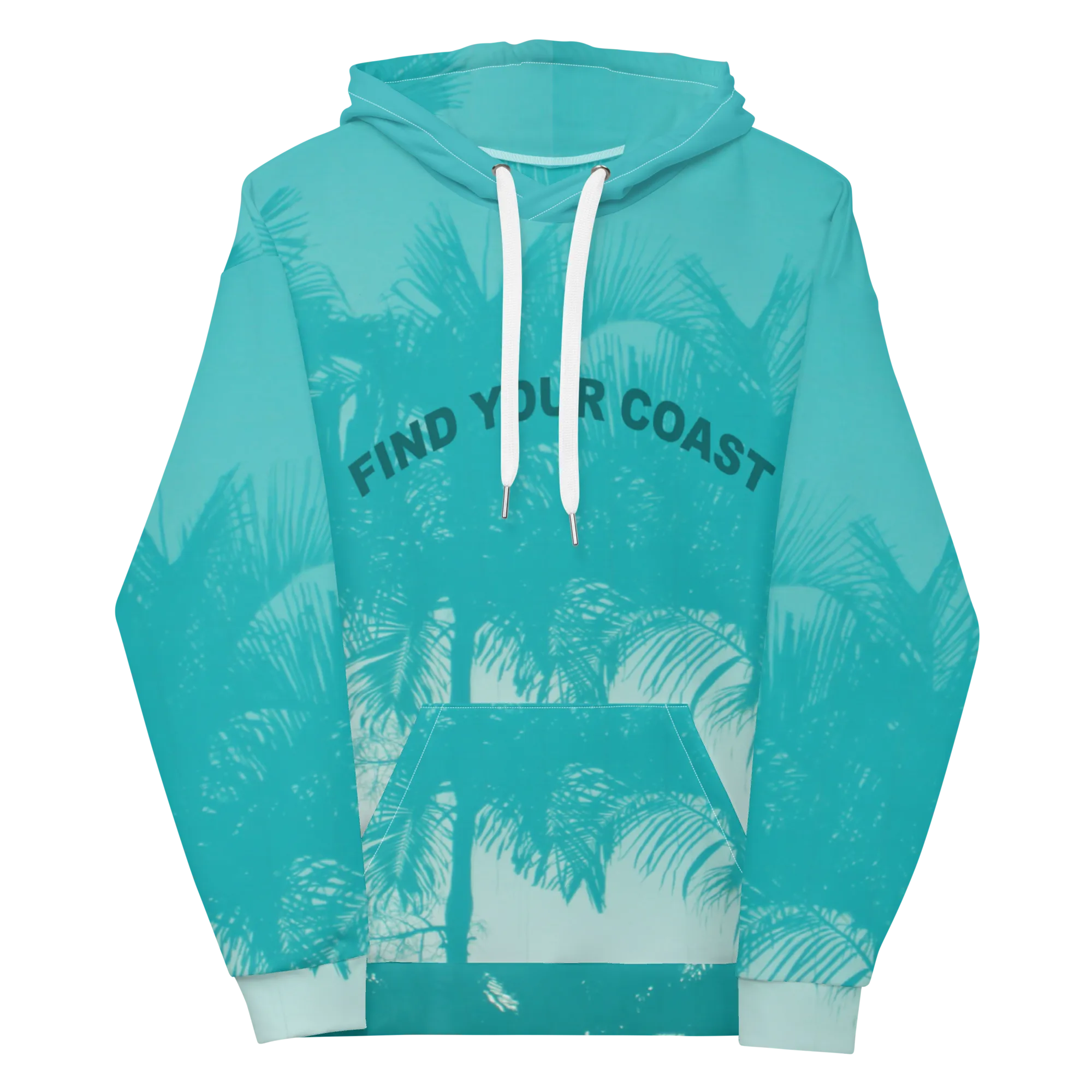 Find Your Coast Tropical Breeze Recycled Hoodie