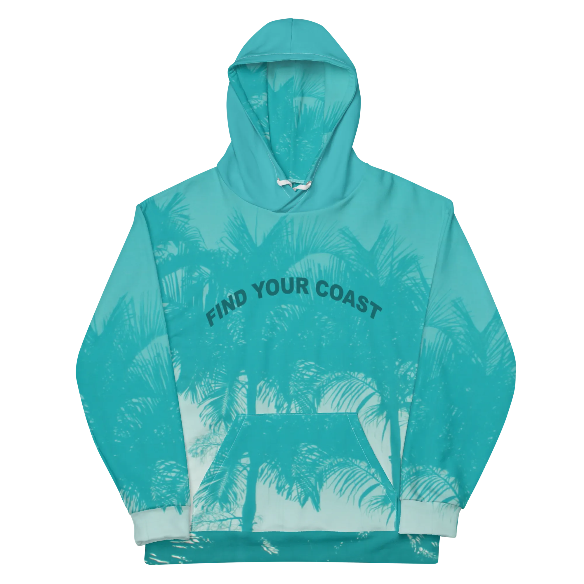 Find Your Coast Tropical Breeze Recycled Hoodie