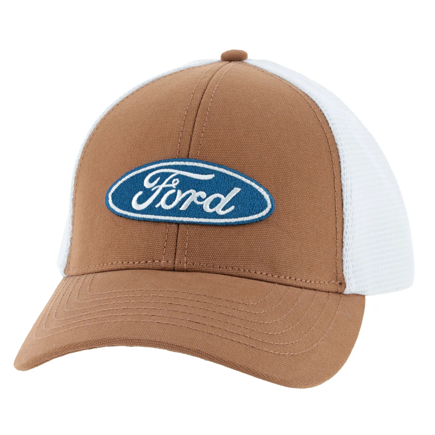 Ford Logo Men's Oval Trucker Snapback Hat