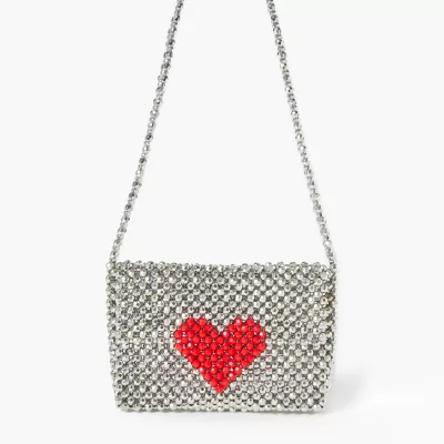 Forever 21 Hearts Crossbody Bag