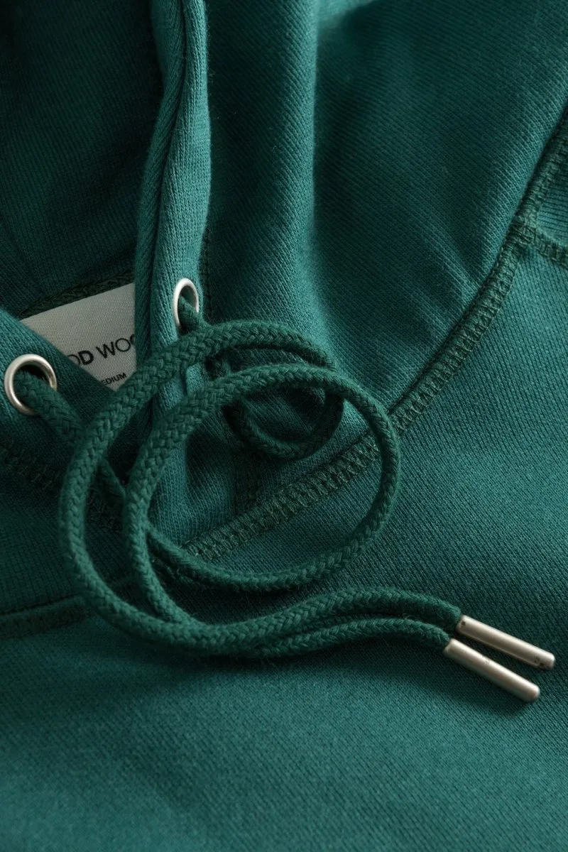 Fred IVY hoodie - Dark Emerald