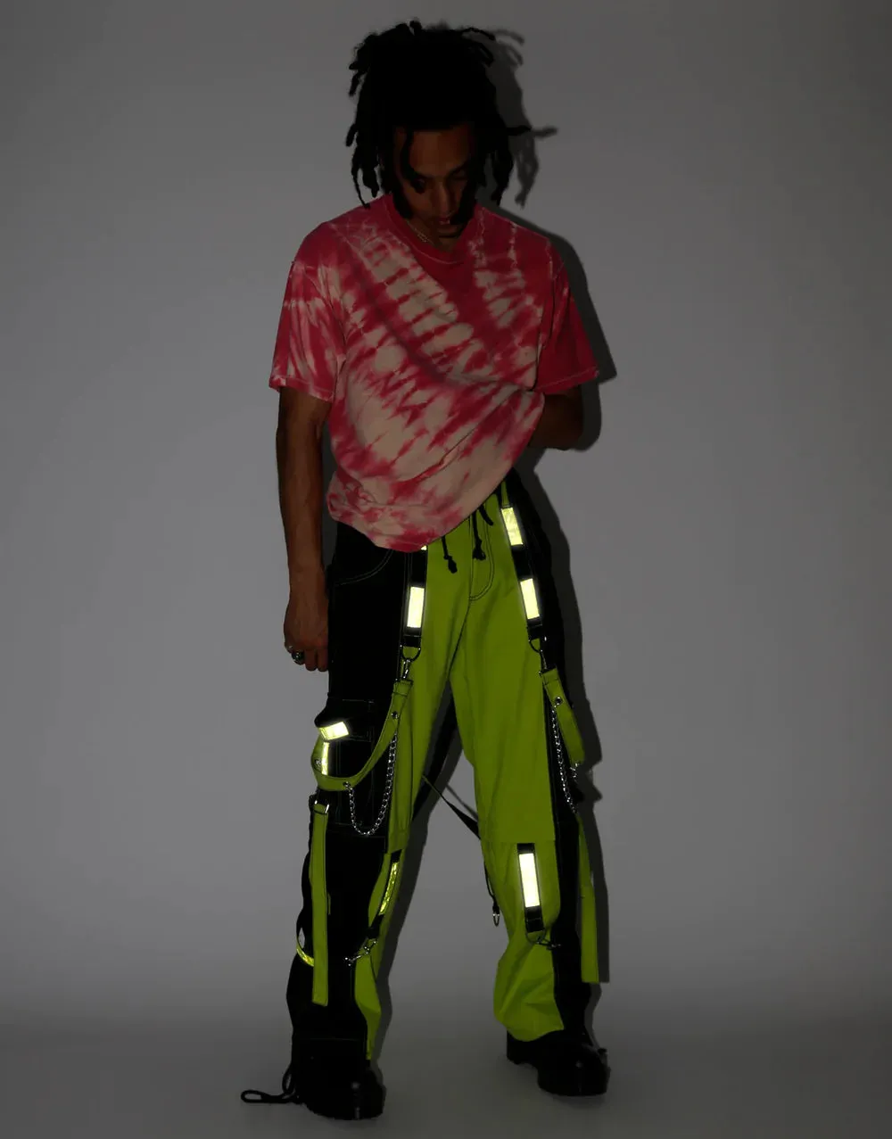 Full On Reflector Pant Blk/Lime