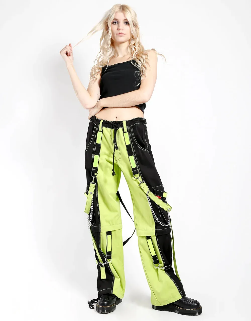 Full On Reflector Pant Blk/Lime