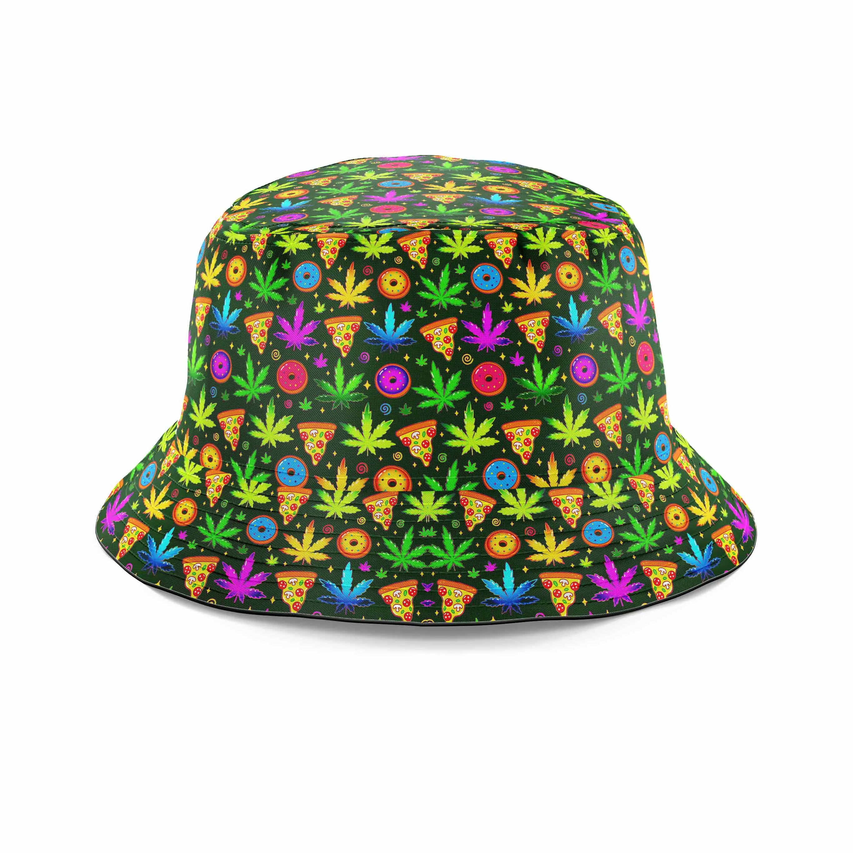 Ganja Motif Bucket Hat