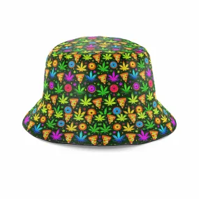 Ganja Motif Bucket Hat