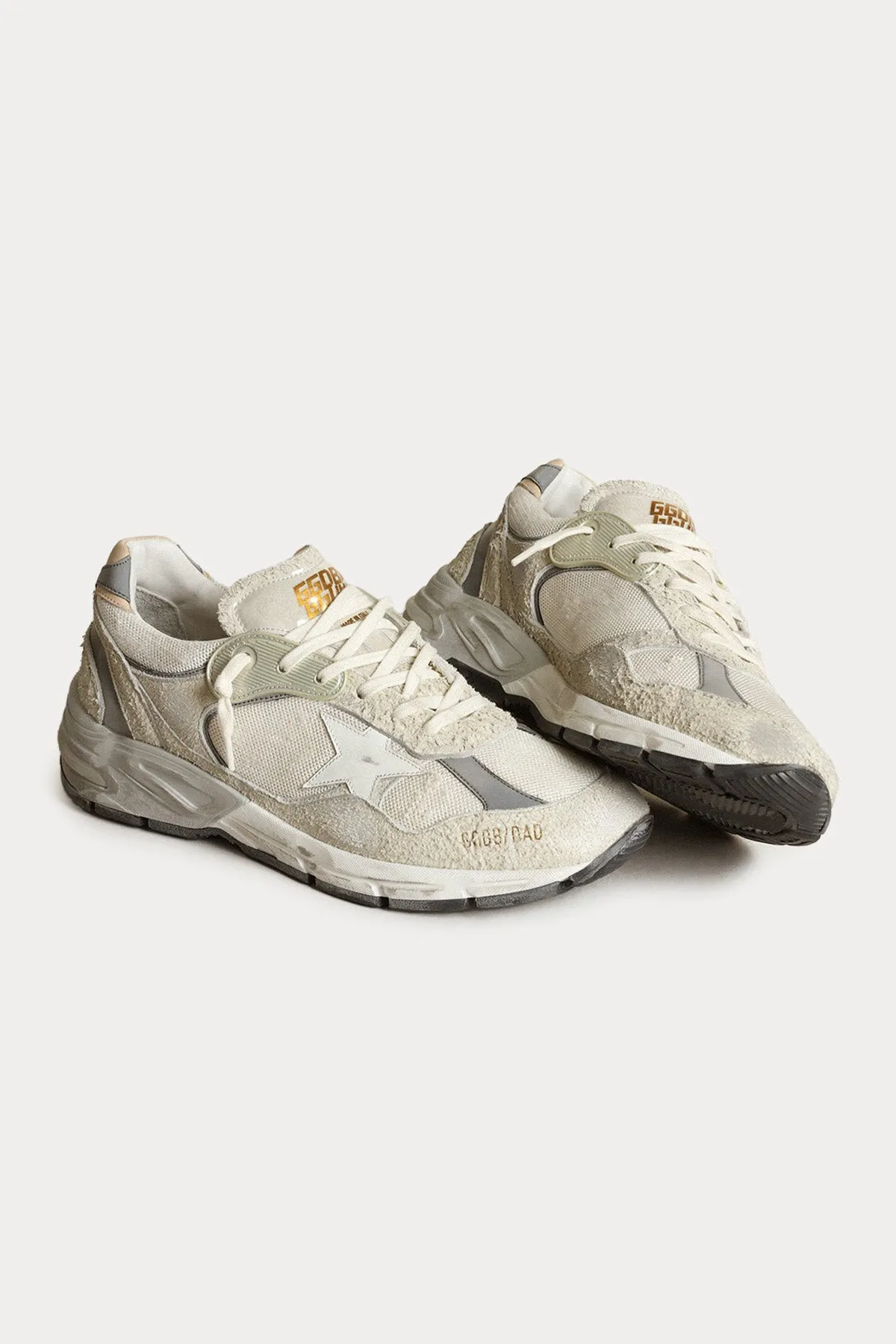 Golden Goose Dad-Star Eskitme Süet Sneaker Ayakkab