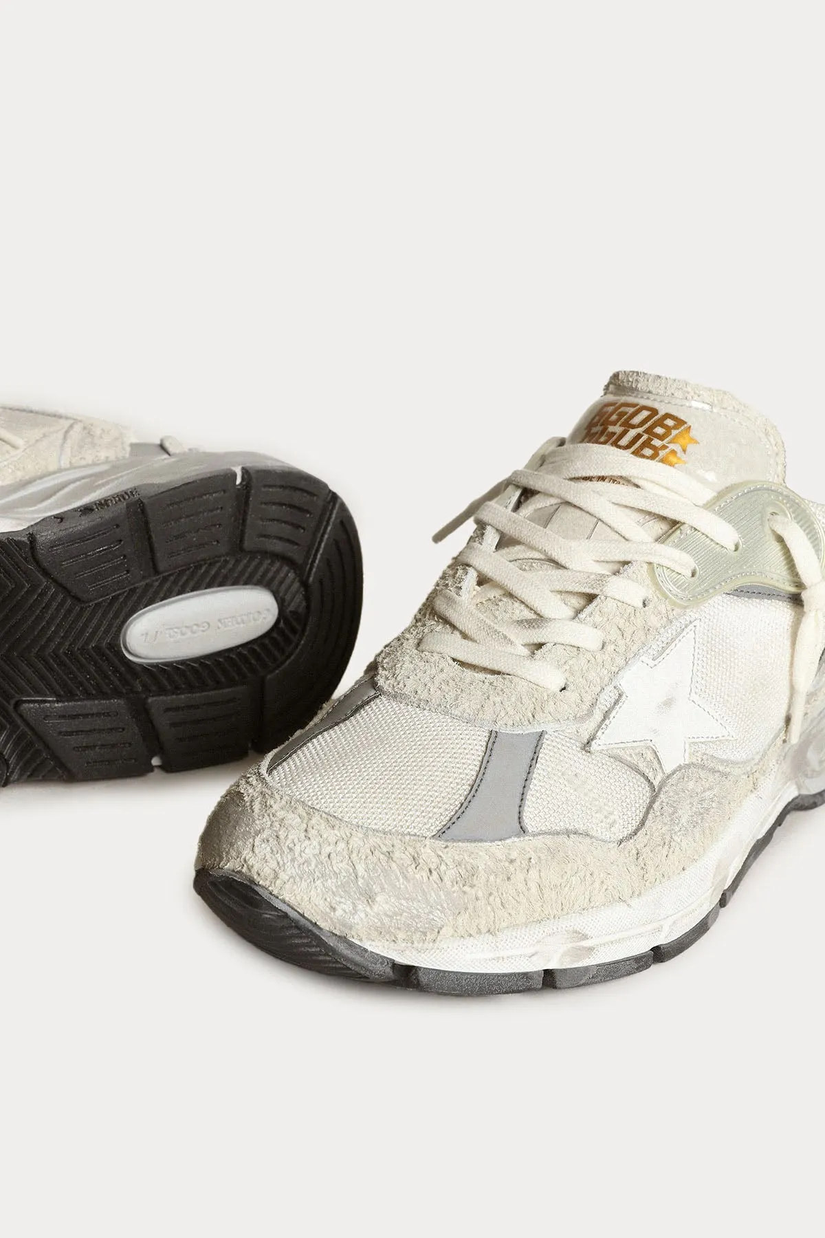 Golden Goose Dad-Star Eskitme Süet Sneaker Ayakkab