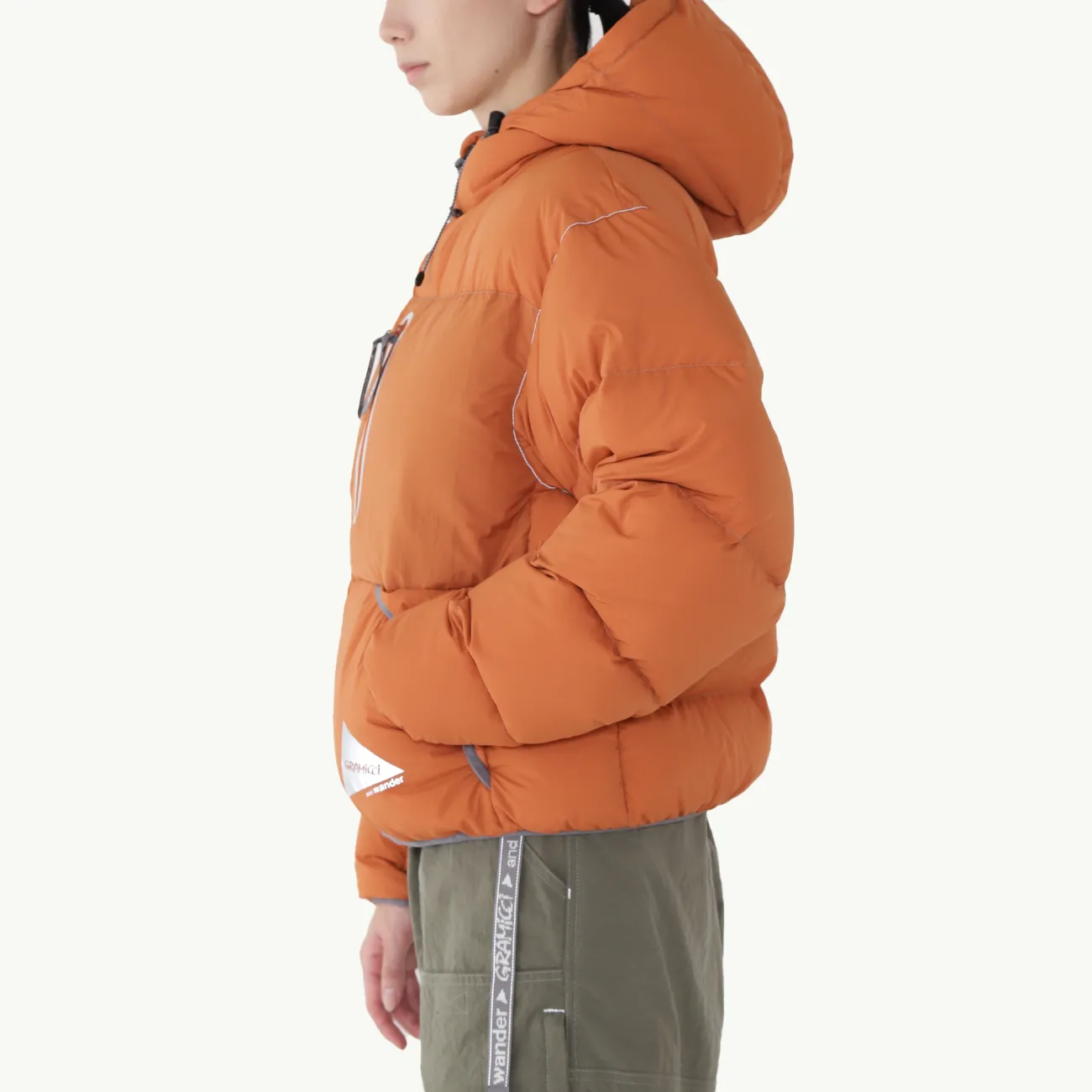 Gramicci x And Wander Down Jacket - Orange