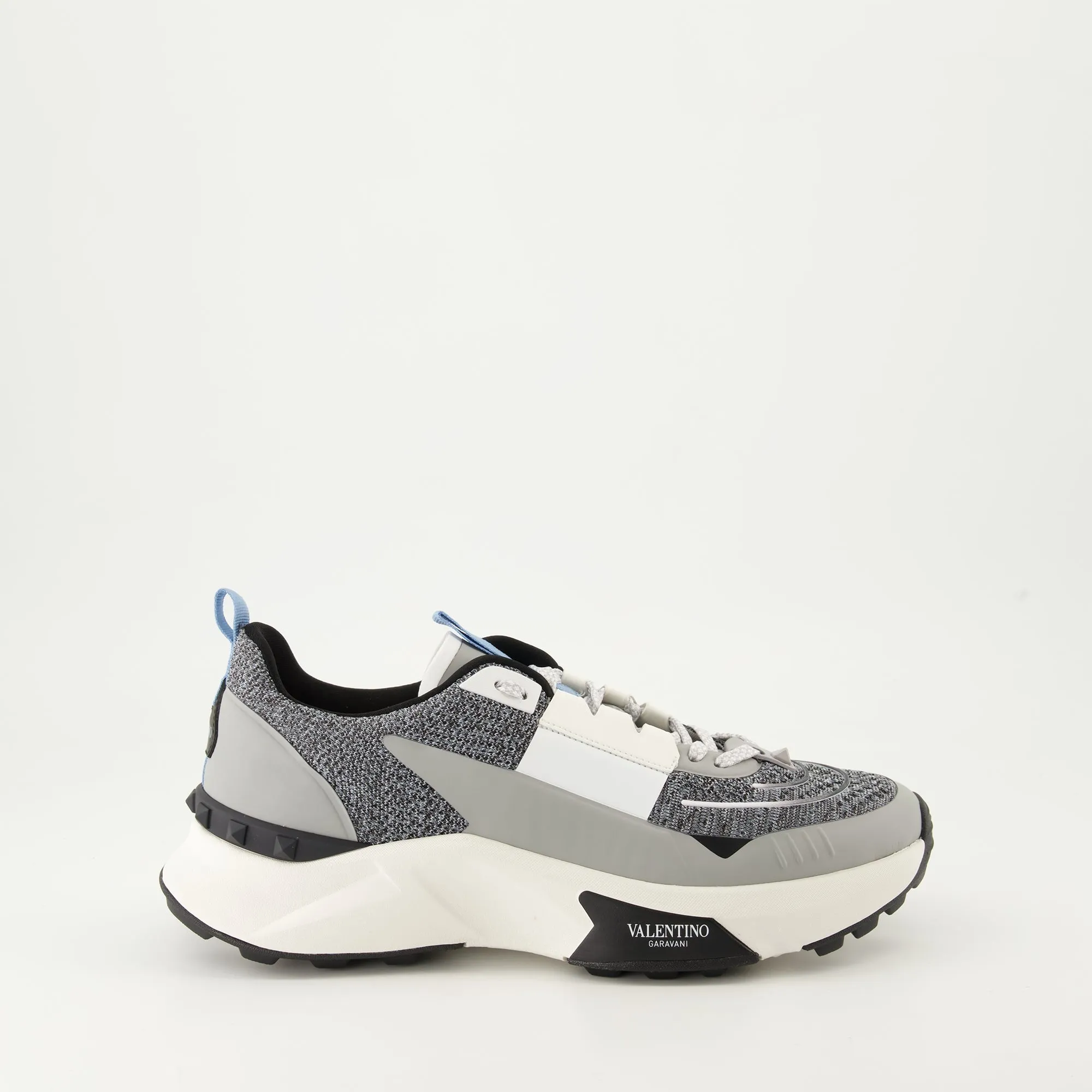 Grey Technical Fabric Sneakers