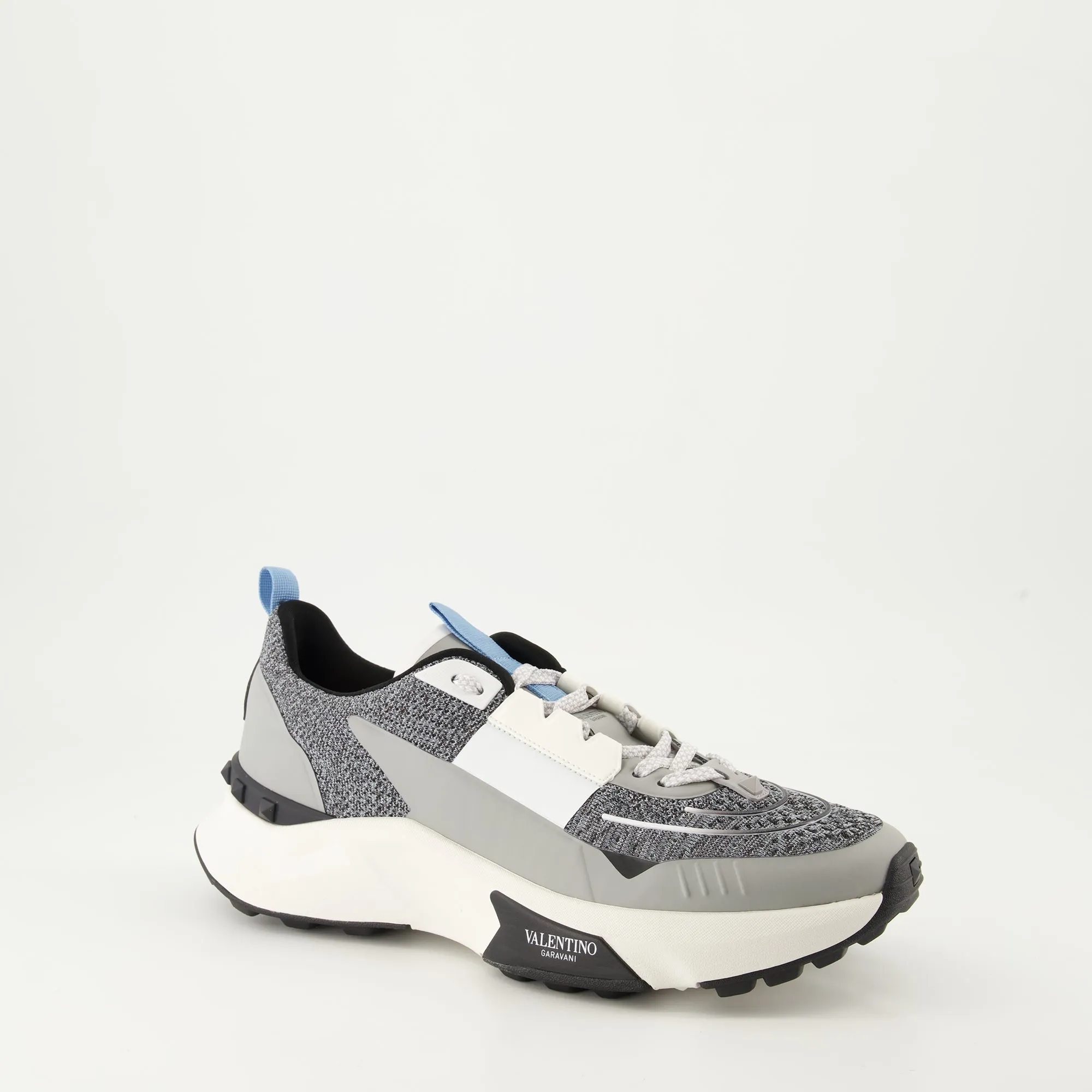 Grey Technical Fabric Sneakers