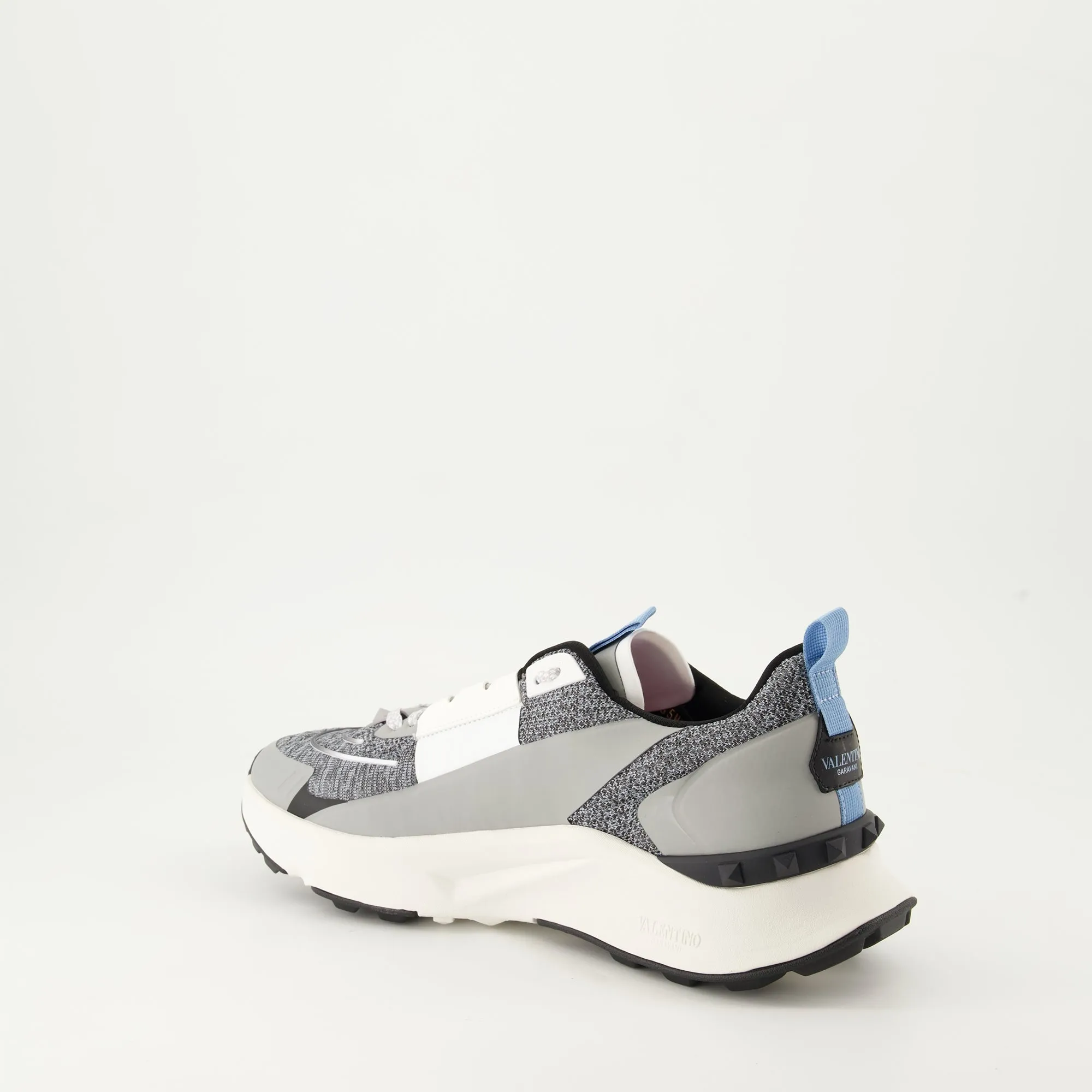 Grey Technical Fabric Sneakers