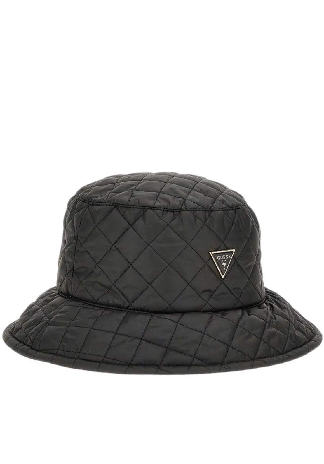 Guess Quilted Bucket Hat, Black