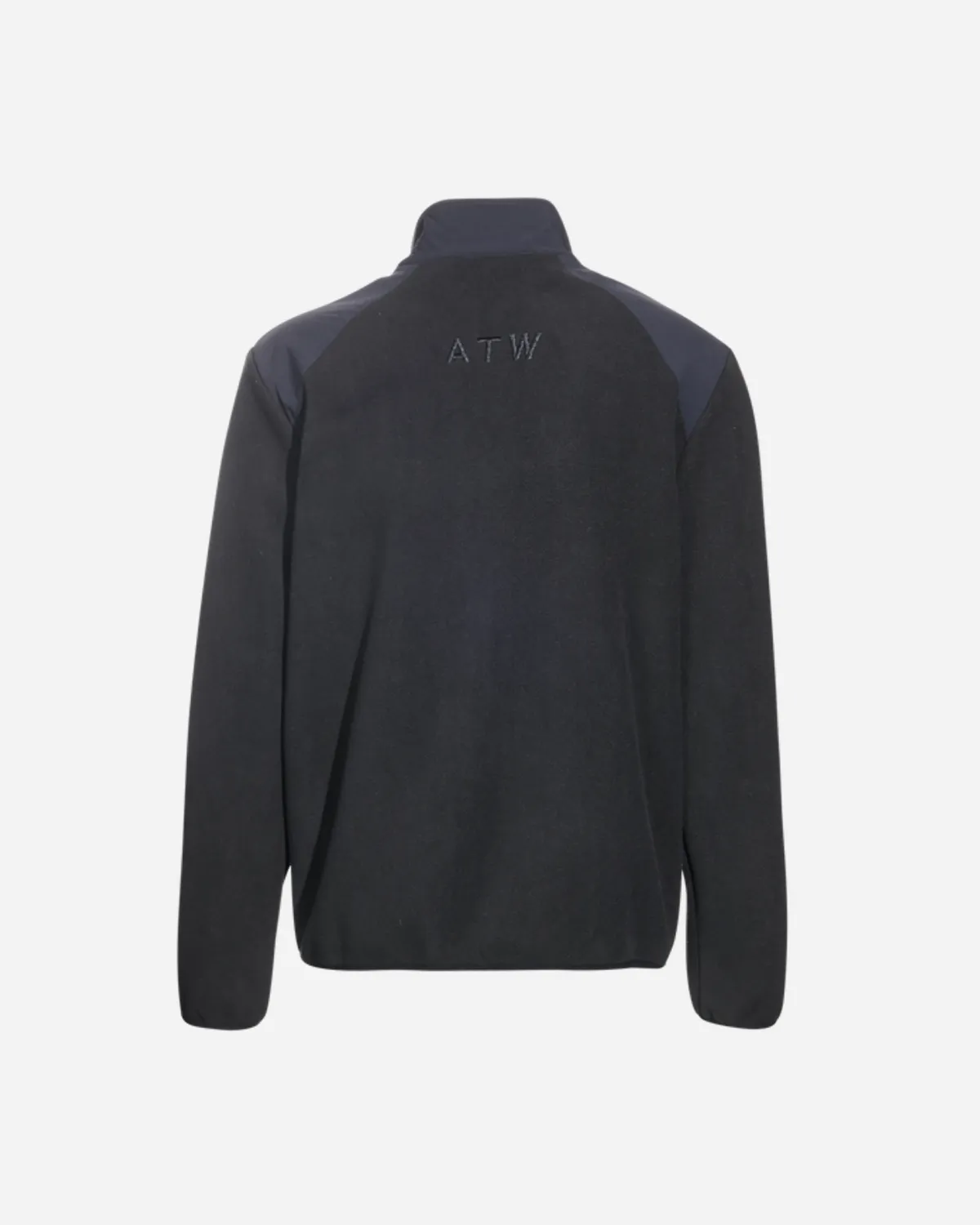 Halo Paneled Fleece Jacket - Black