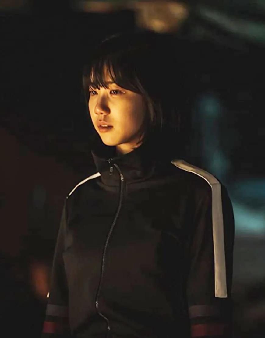 Hellbound 2021 Re Lee Black Track Jacket | Jiok Jin Hee-Jeong Jacket