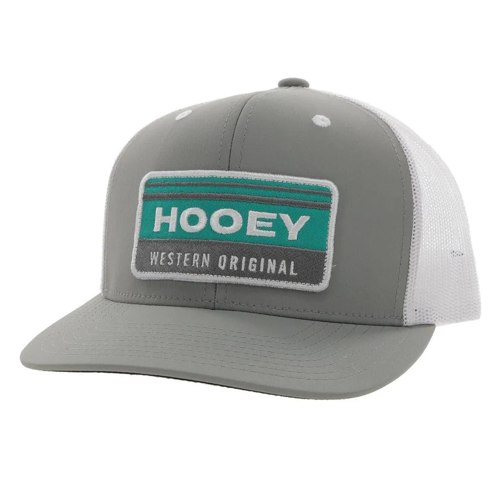 Horizon Hat - Grey/White/Turquoise