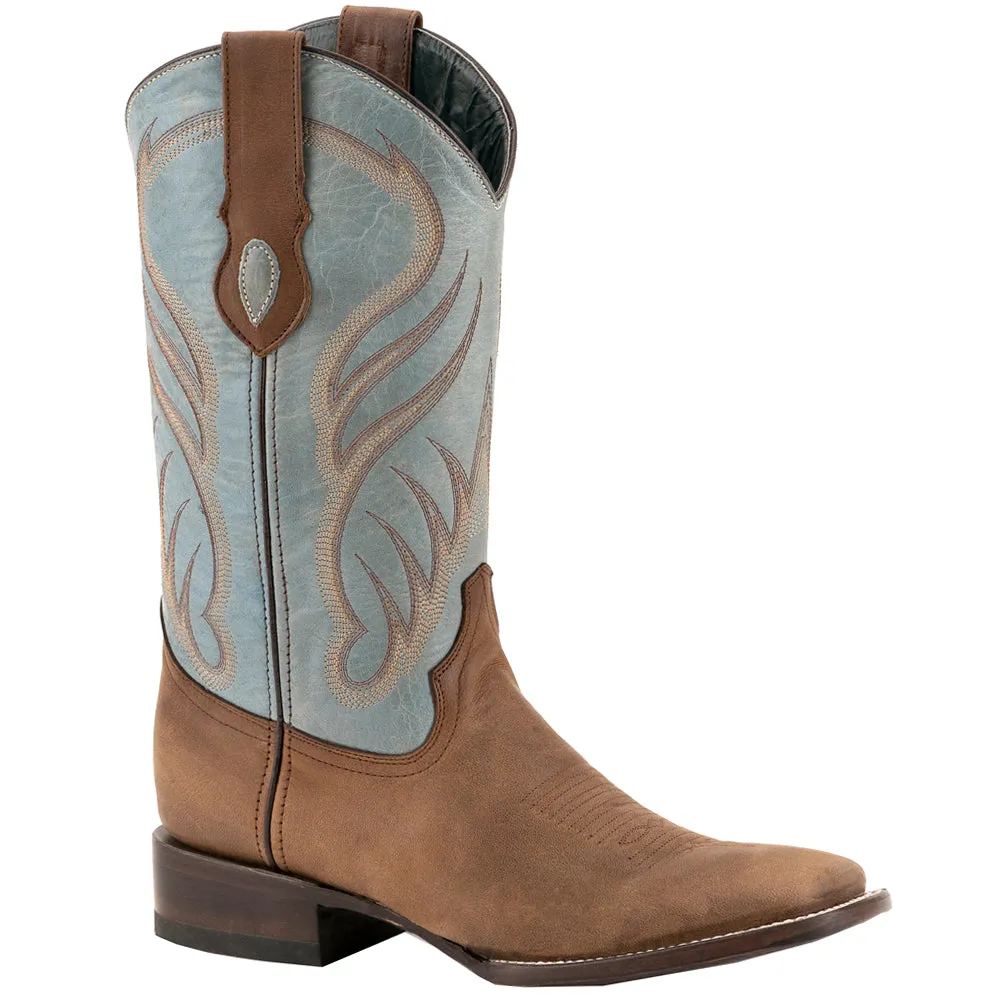 Hunter Square Toe Cowboy Boots