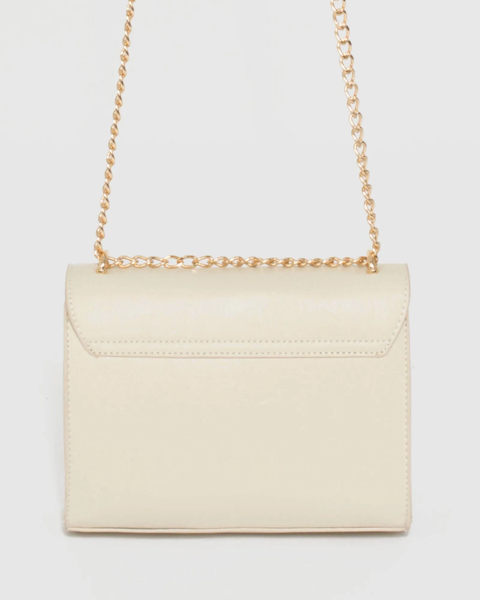 Ivory Paula Lock Crossbody Bag