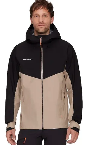 jacket Mammut Crater IV HS Hooded - Savannah/Black - men´s