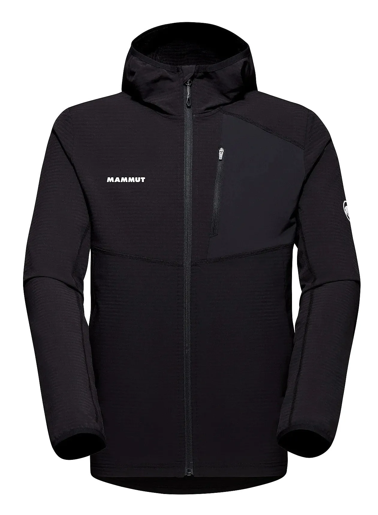 jacket Mammut Madris Light ML Hooded - Black - men´s