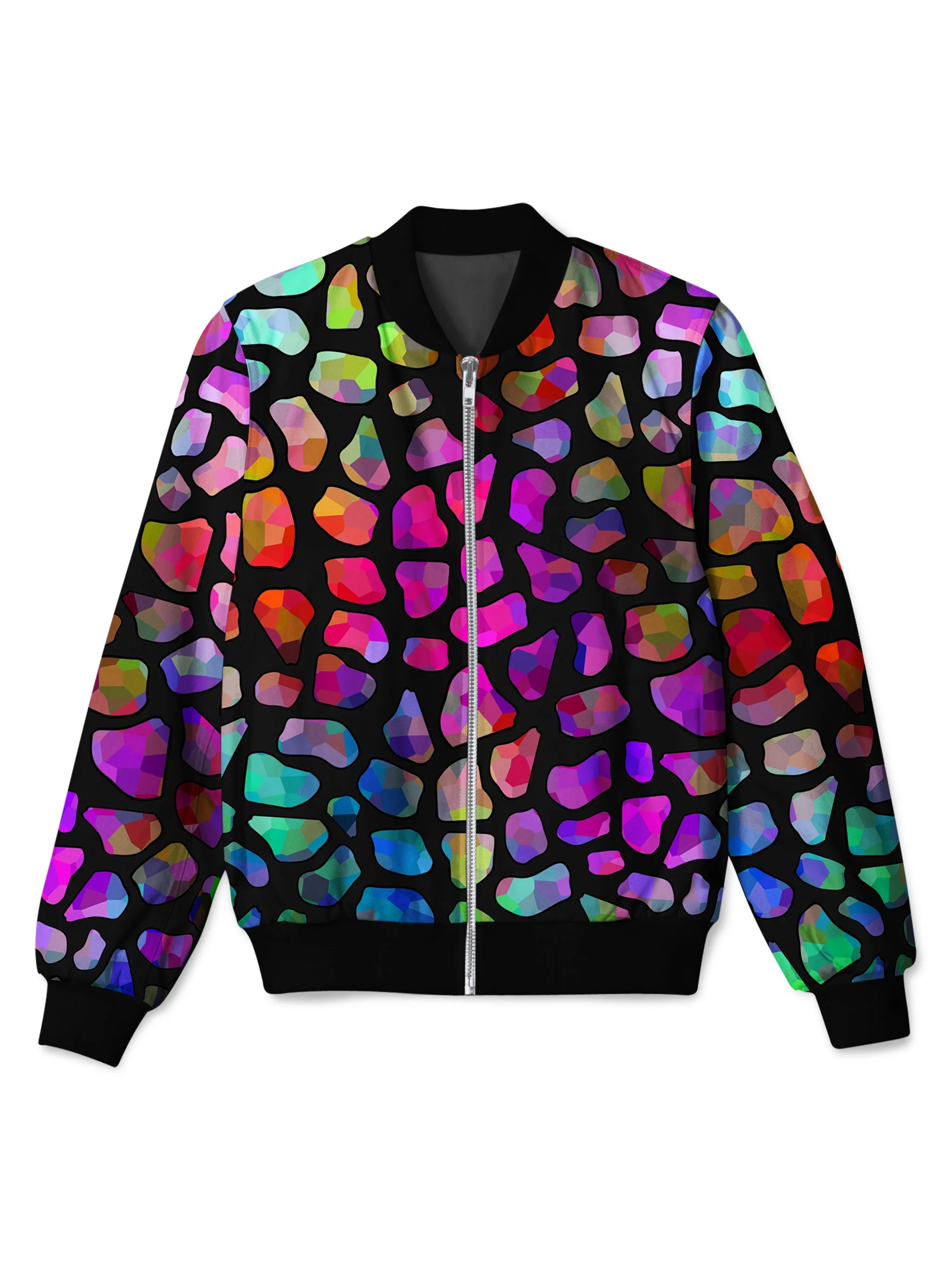 Jewel Giraffe Spots Bomber Jacket