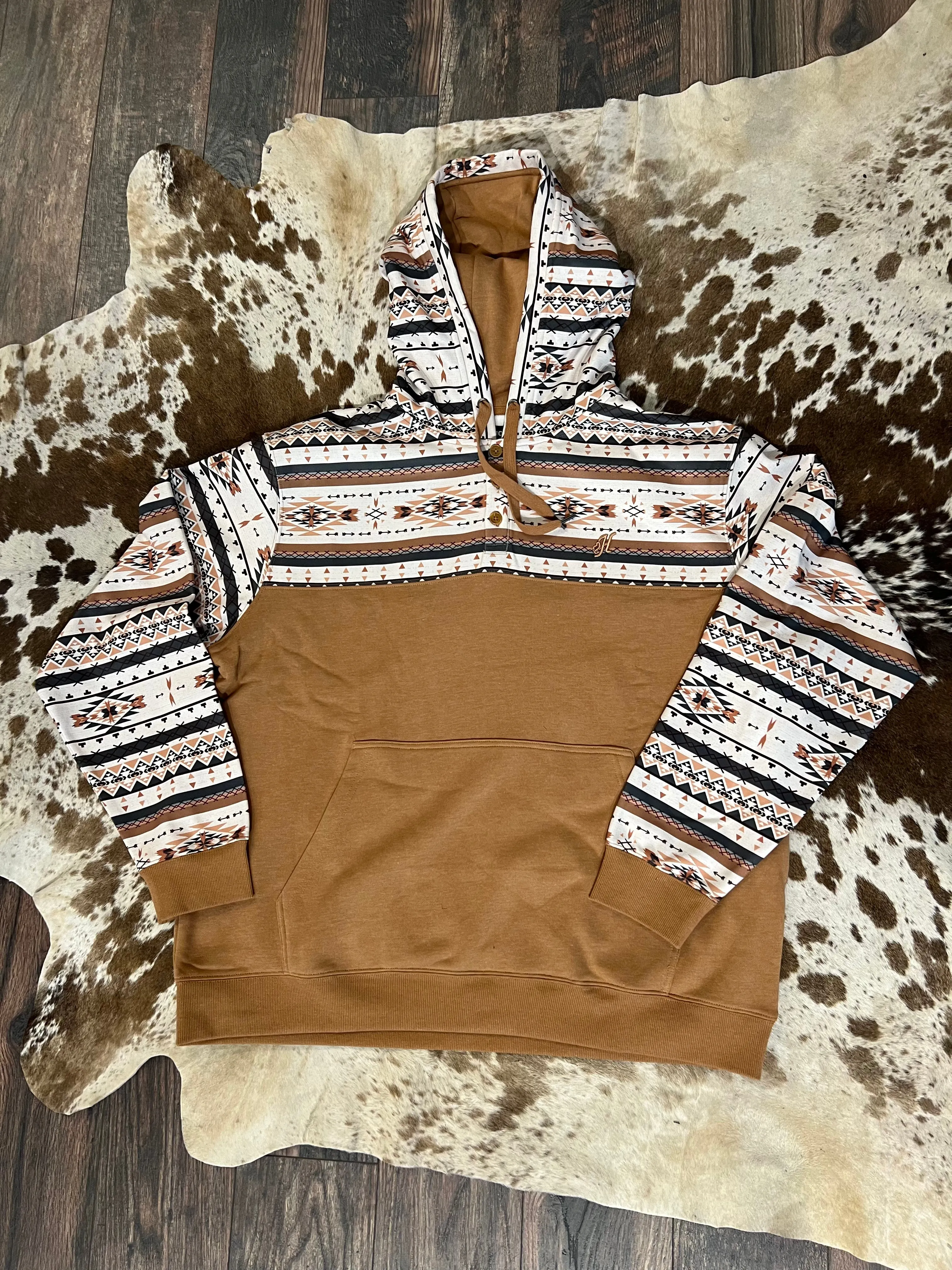 Jimmy Hooey Men's Brown Hoody